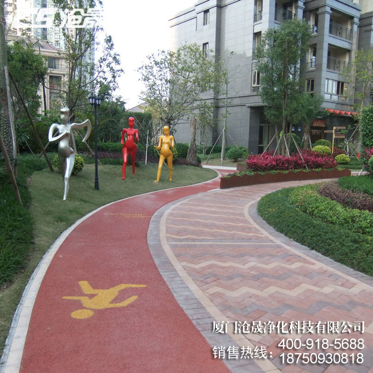 小區行人道透水地面 小區行人道透水地面